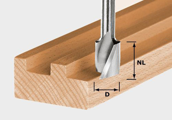 Picture of Spiral groove cutter HS Spi S8 D6/16